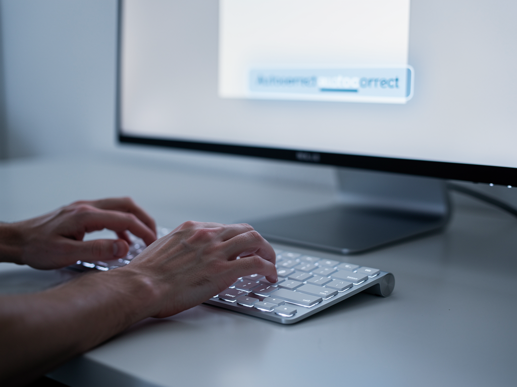 Person working at a modern home office setup with dual monitors displaying various productivity applications