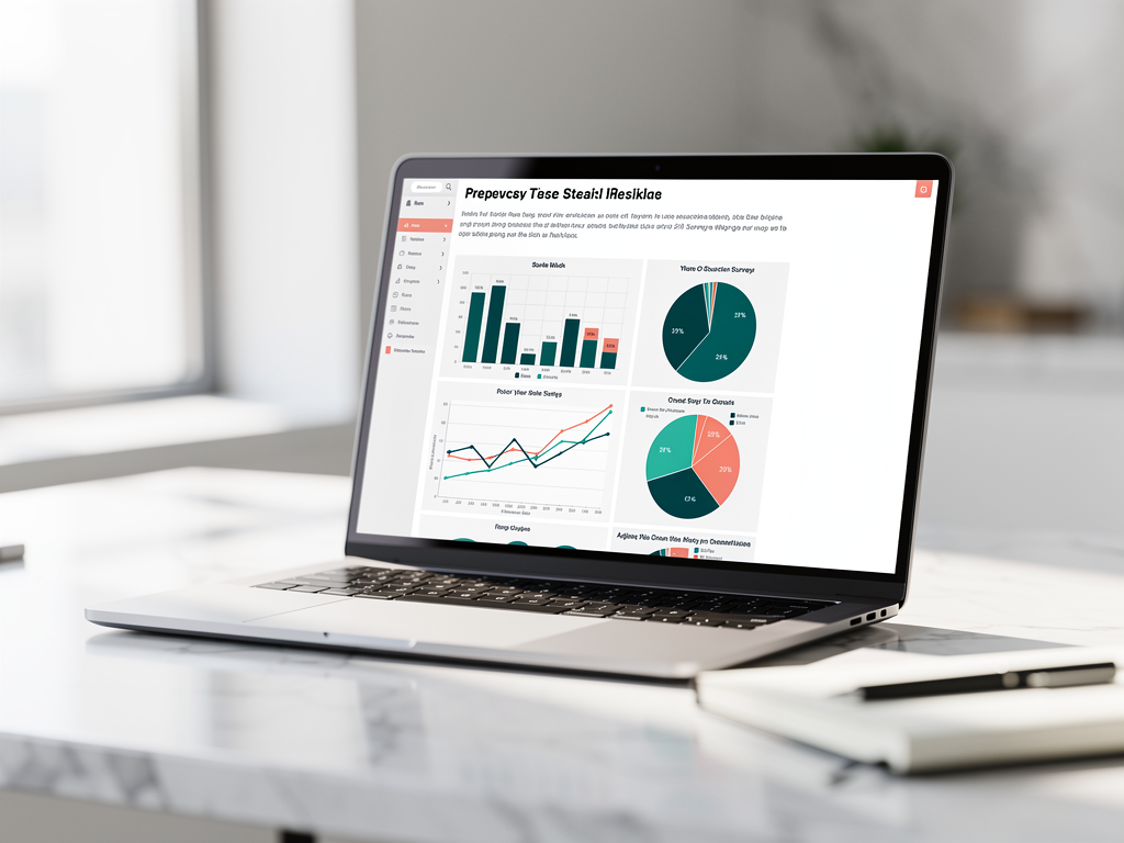 Data visualization showing original research results embedded within a blog post, featuring custom charts, survey data breakdowns, and statistical analysis with branded design elements, demonstrating how proprietary data differentiates content from competitors and AI-generated summaries
