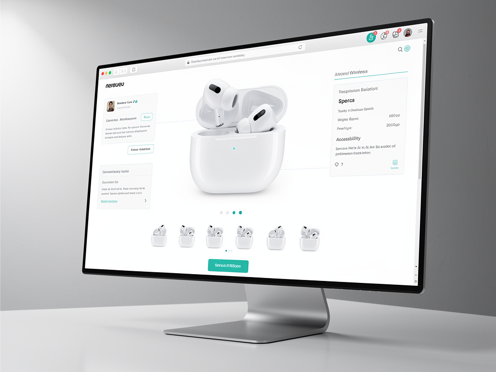 E-commerce product page layout showing multiple product images (main image and thumbnails) with overlay callouts pointing to each image's alt text field, demonstrating how different angles of the same product require unique descriptive text that mentions the product name and specific visible features